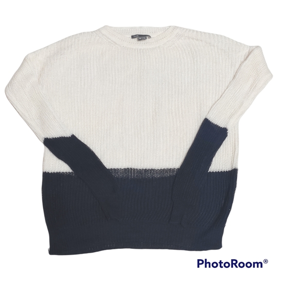 Vince color block knit crew neck sweater - Picture 4 of 9